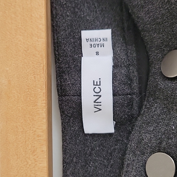 Vince Ponte Ski Knit Slim Pants Coastal Grey 2 Stretch - Like New! - Picture 3 of 6